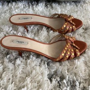 Authentic Prada sandal size 37.5